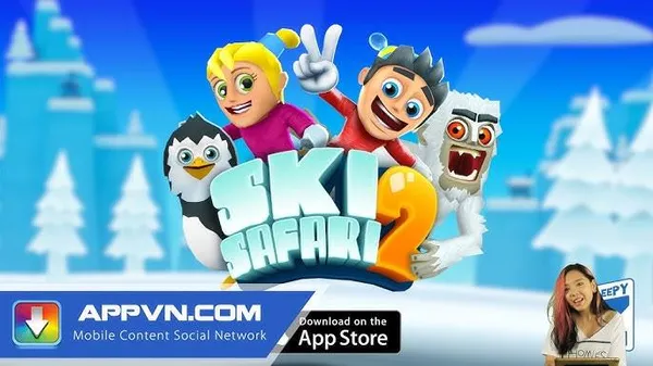 game trượt tuyết - Ski Safari 2