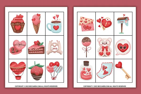 game valentine - Valentine’s Day Memory Game